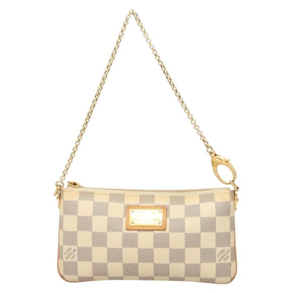 Louis Vuitton Milla White Canvas clutch - Picture 1 of 10